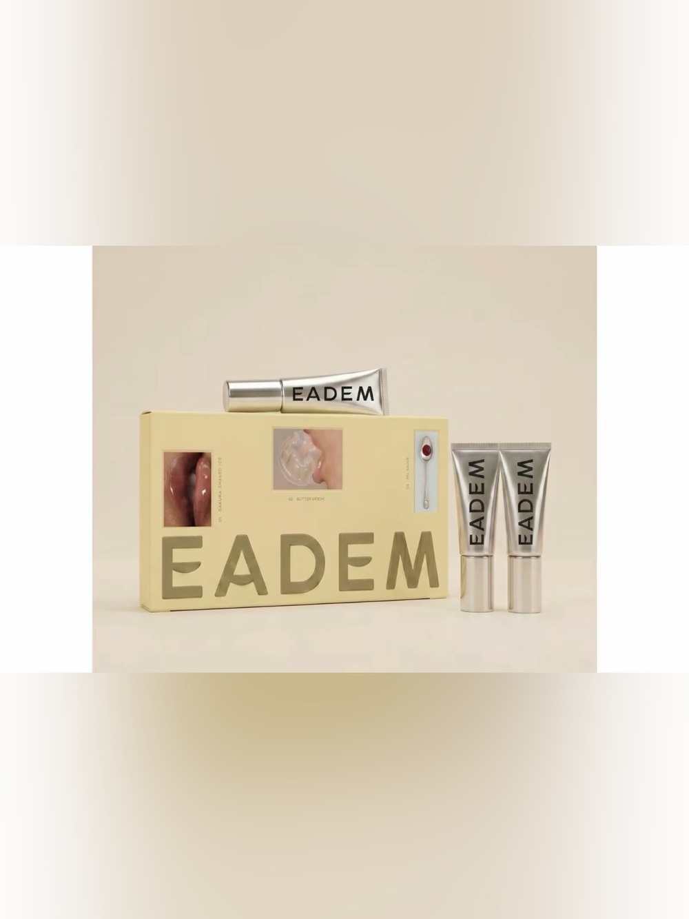 Eadem mini trio lip balm brand new